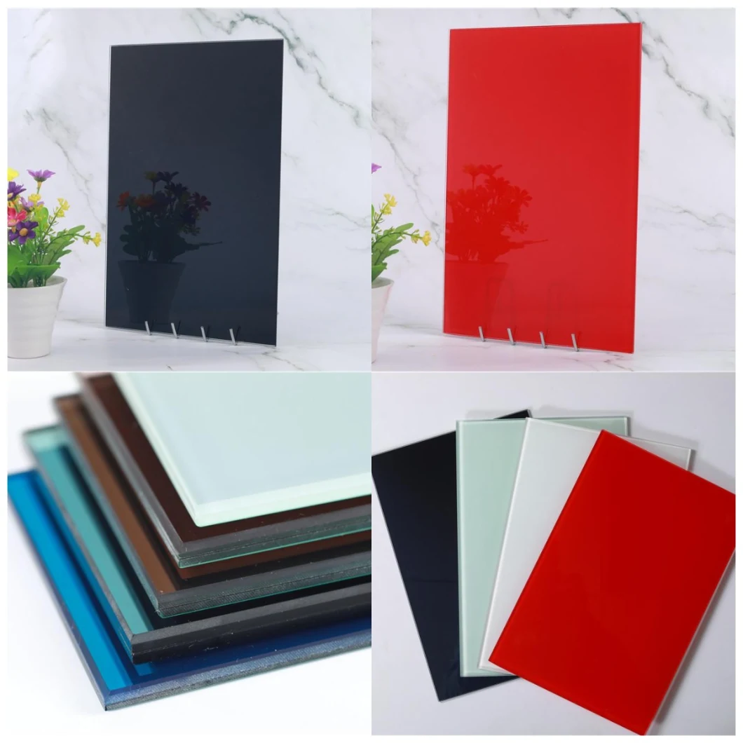 Decorative Lacquered Painted Glass for Top/Wall/Fence/Cladding Board/Private Space/Store Interior and Exterior Design.