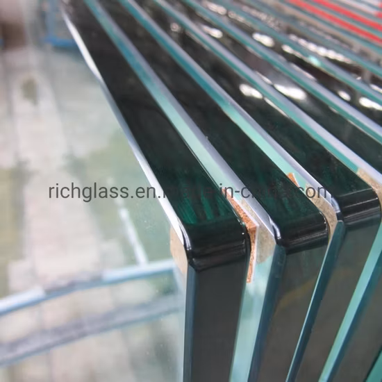 Flotador de lámina de vidrio esmerilado grabado con ácido reflectante Esg/Vsg Vidrio templado aislado de baja emisividad laminado de seguridad para la construcción de edificios decorativos