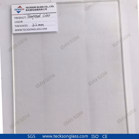 Vidrio templado laminado estampado grabado ácido teñido transparente