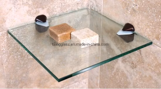 Sin marco, transparente, plano, curvo, templado, templado, vidrio de seguridad para cabina de ducha, puerta, piscina, cerca, cancha de paddle, tabique, muebles, balaustrada, invernadero