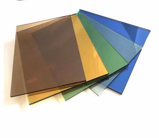 Gran venta de vidrio reflectante de 4-19mm/espejo LED/vidrio templado/vidrio de seguridad con bronce azul verde gris para construcción/ventana/puerta/construcción